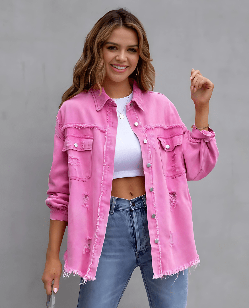 Justine™ - Harvenue Sunnystitch Veste en jean