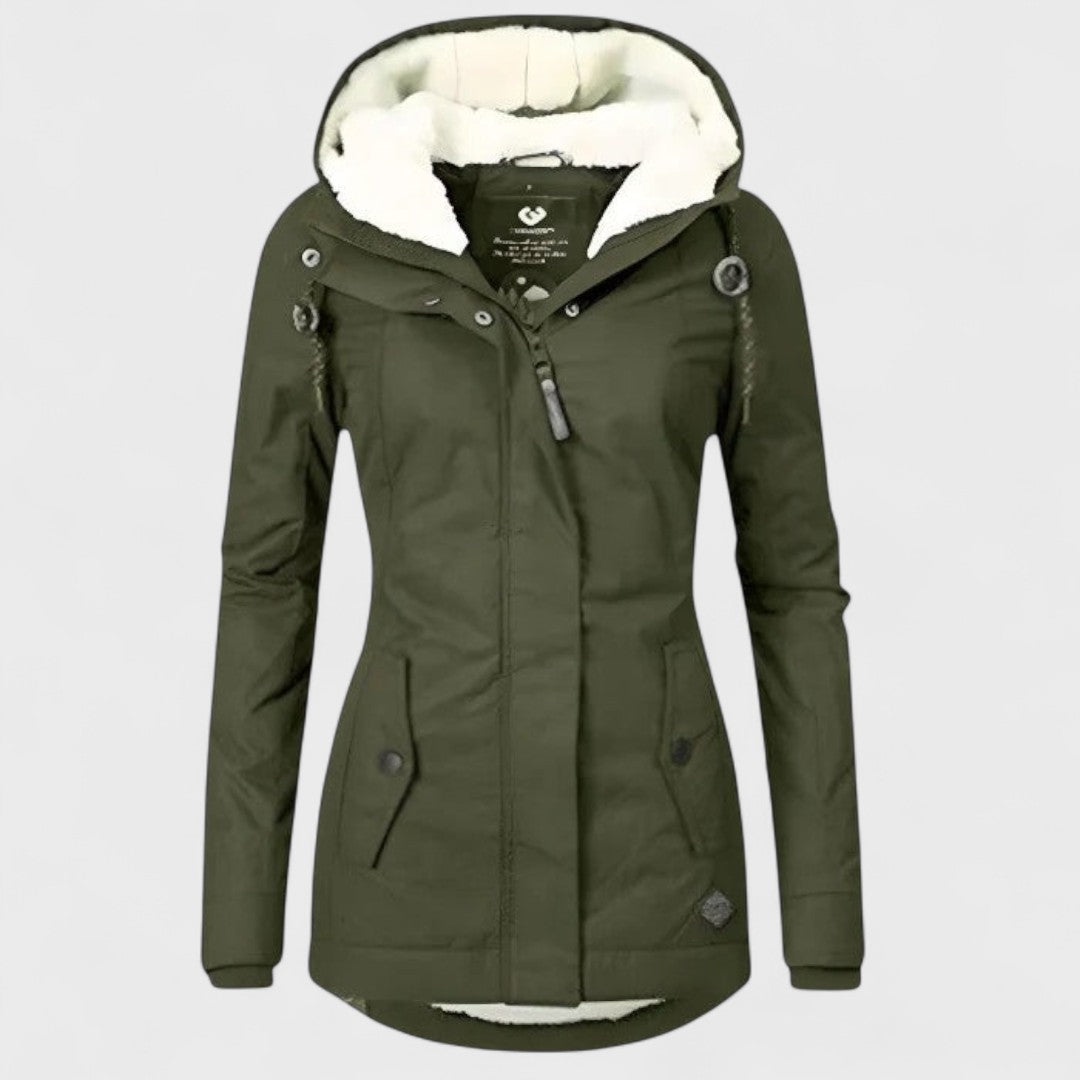 Dionellea™ - Veste chaude et imperméable avec capuche pour femme