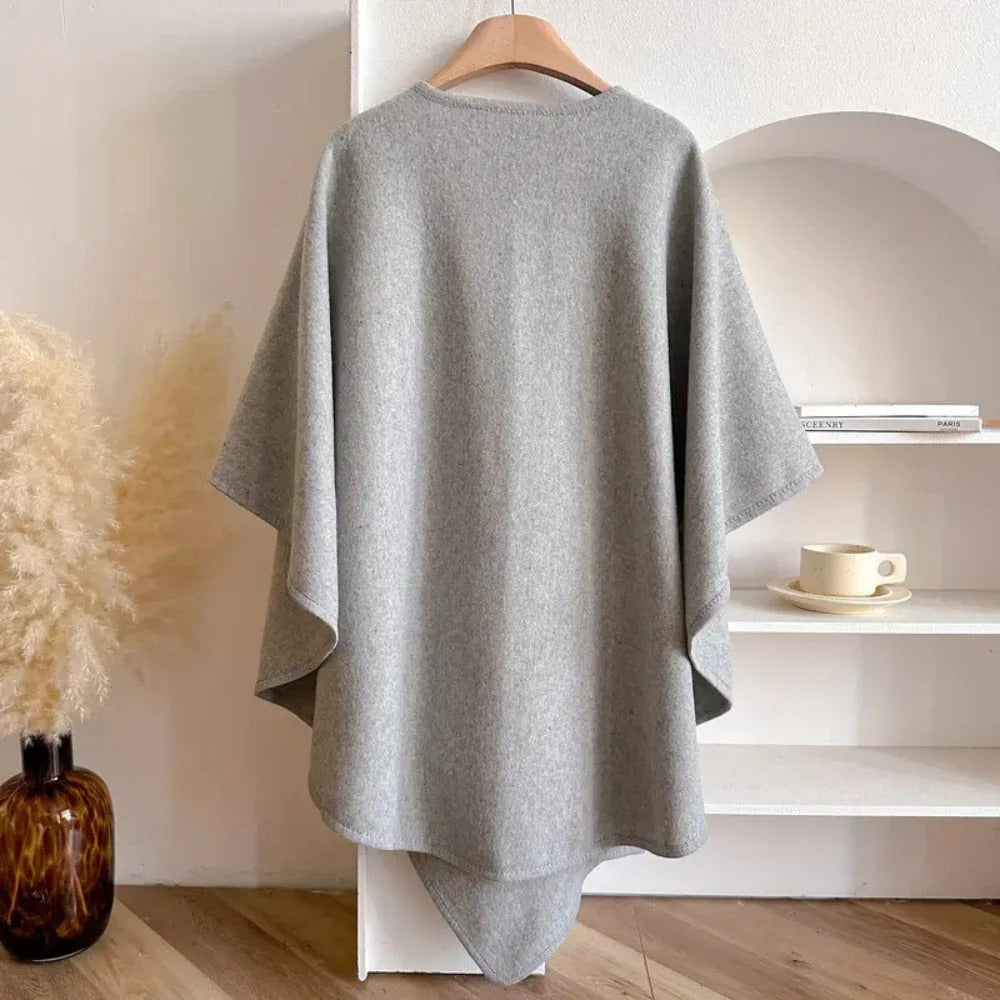 Brivana™ - Écharpe Poncho Longue En Laine Douce