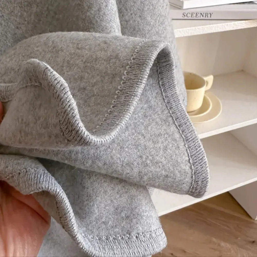 Brivana™ - Écharpe Poncho Longue En Laine Douce