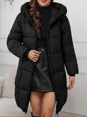 Oralindrea - Manteau D’Hiver Léger Et Élégant À Capuche