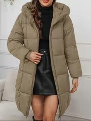 Oralindrea - Manteau D’Hiver Léger Et Élégant À Capuche
