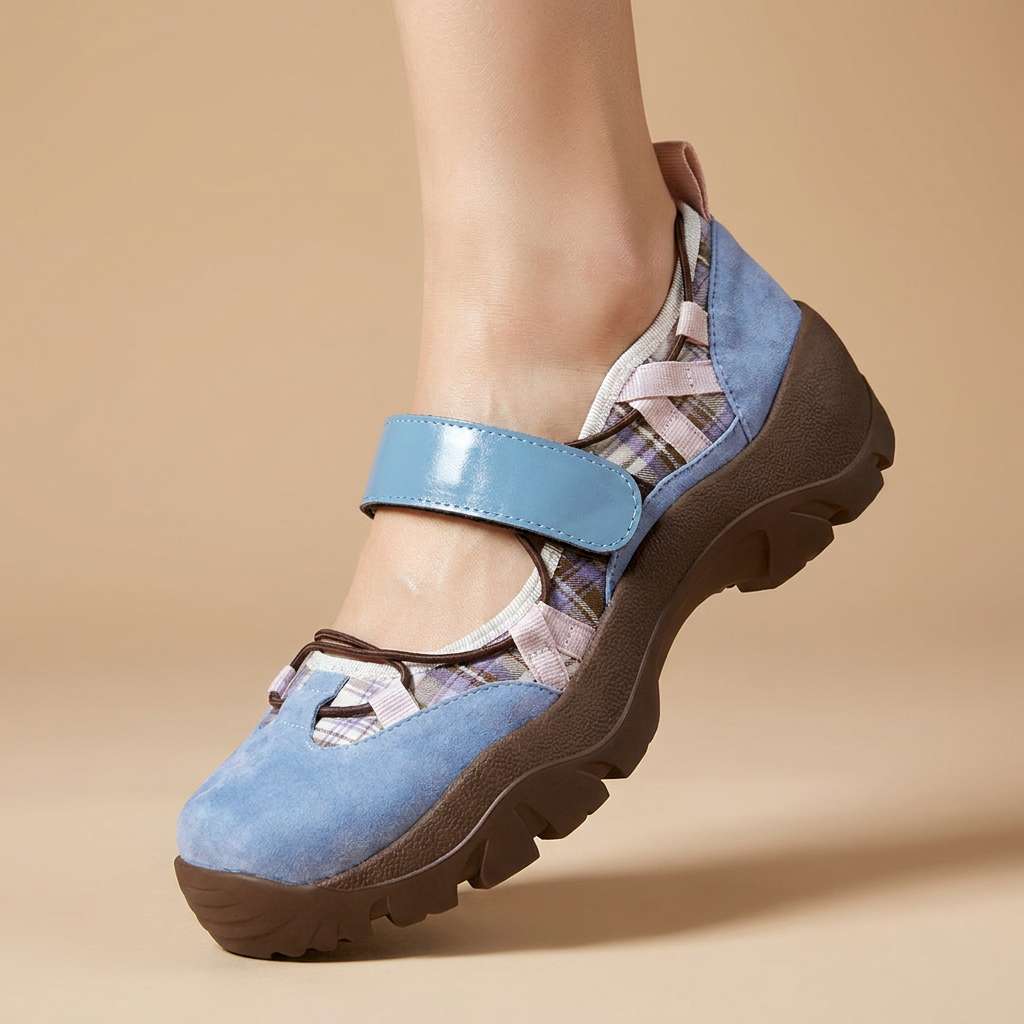 Hedda - Mocassins femme confort avec bride réglable