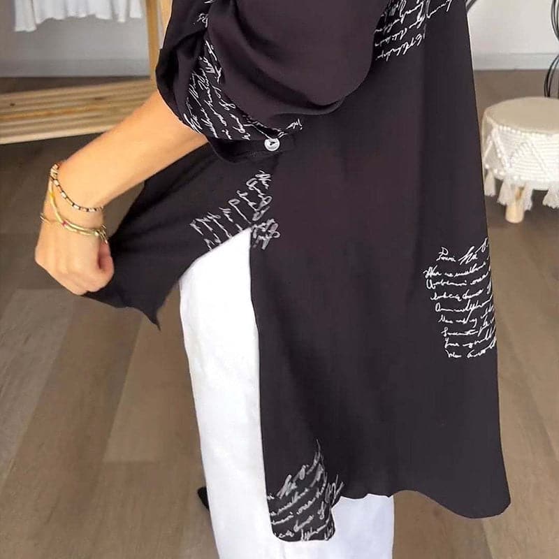 Sina - Chemise Imprimée Élégante et Polyvalente