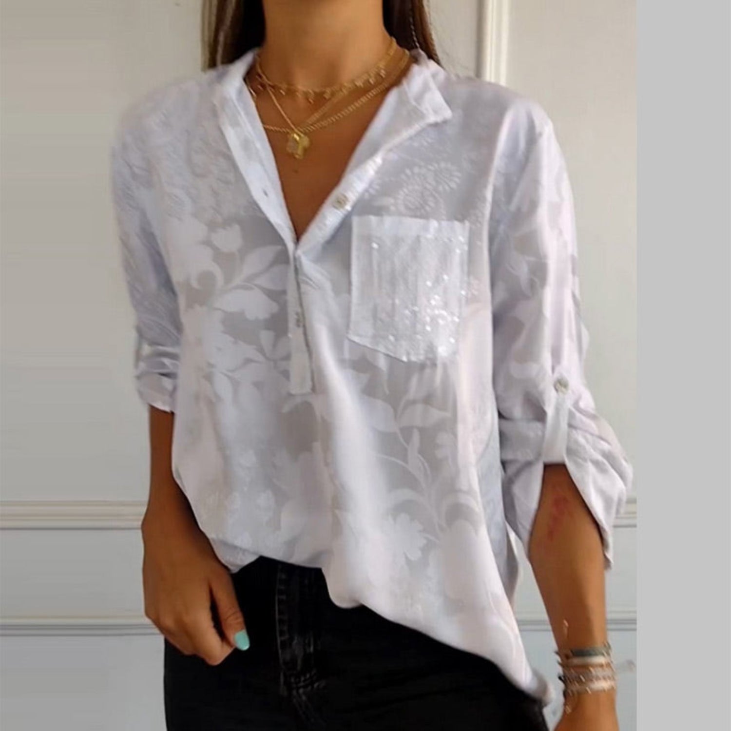 Adelaide™ - Chemise Florale Élégante Été Femme