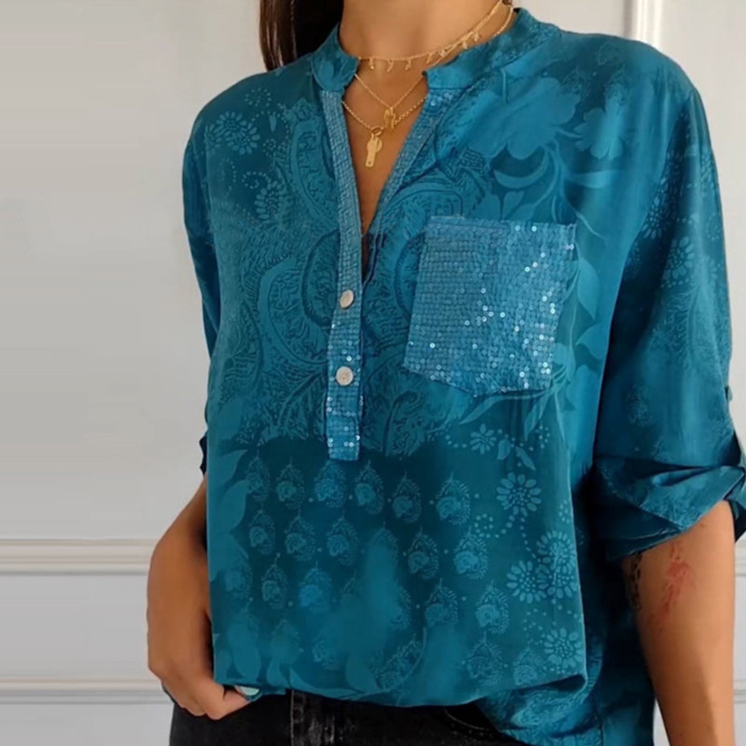 Adelaide™ - Chemise Florale Élégante Été Femme