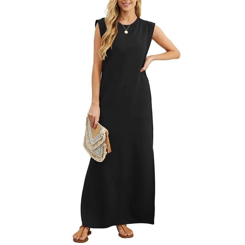 Soline™ - Robe Longue d'Été Sans Manches