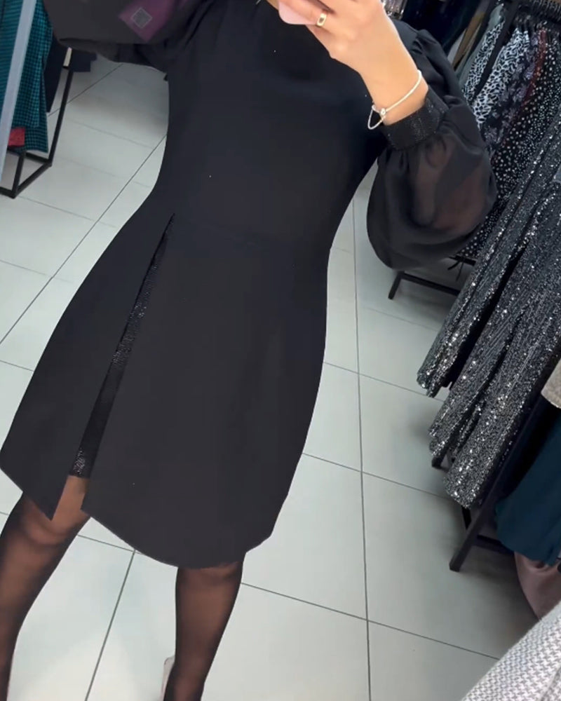 Carine™ - Robe midi deux-pièces élégante avec fente haute