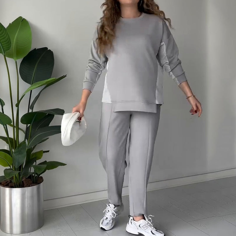 Anouk™ - Ensemble Lounge Deux Pièces à Blocs de Couleurs