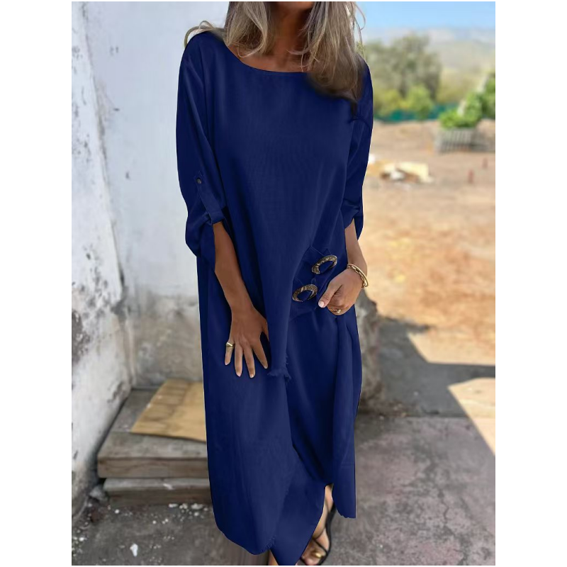 Vela™ - Costume élégant en coton et lin pour femme