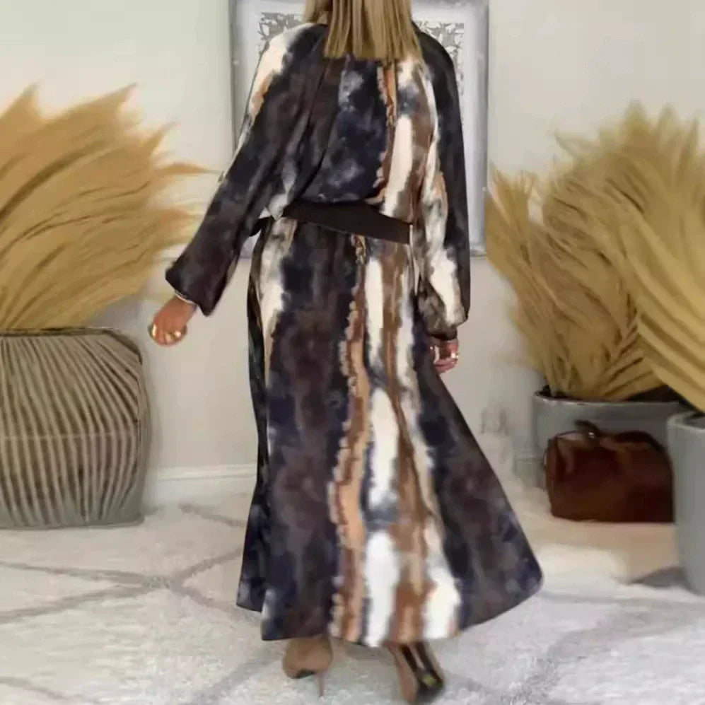 Selma™ - Robe Longue Élégante Tie & Dye