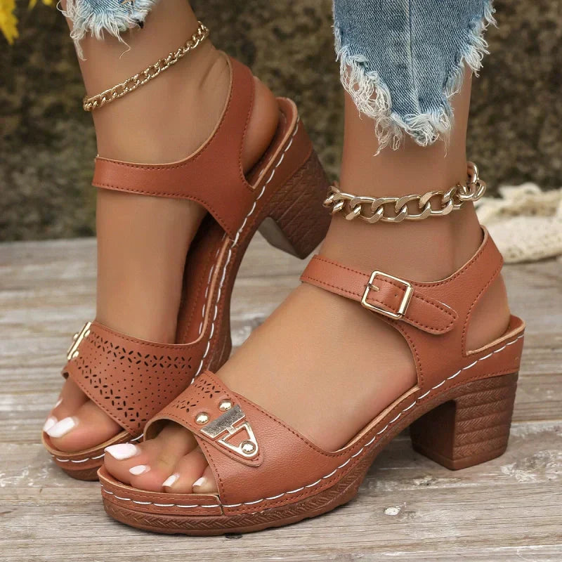 Odelia™ - Sandales à Talons pour Femme
