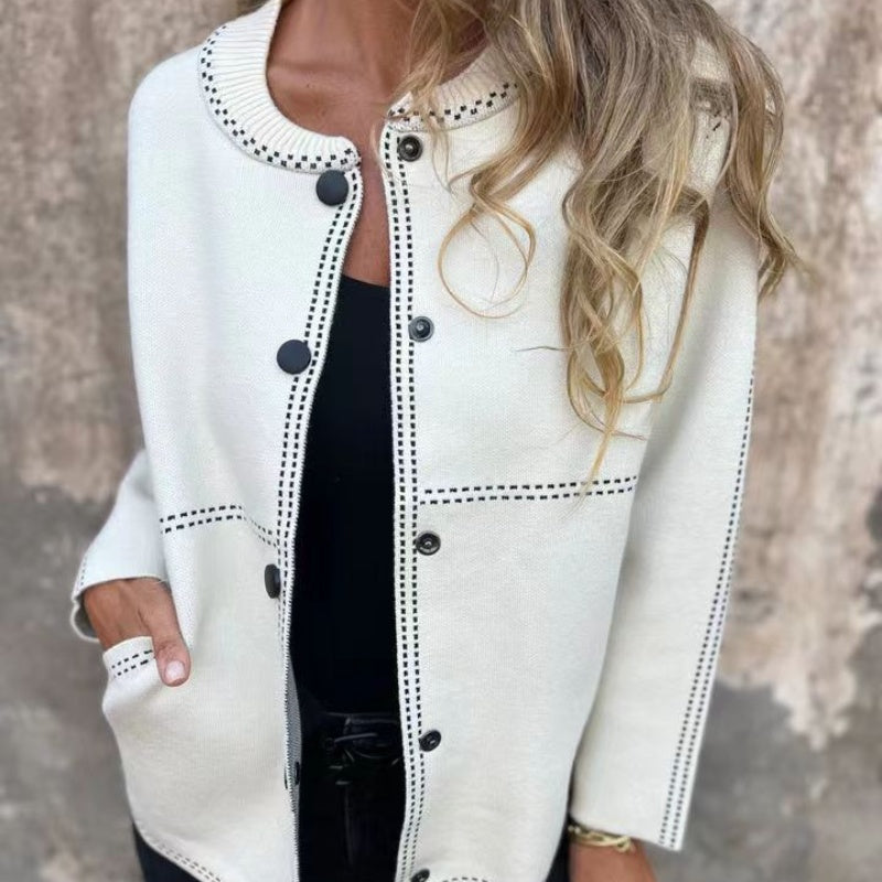 Bea™ - Cardigan Femme avec Fermeture à Boutons