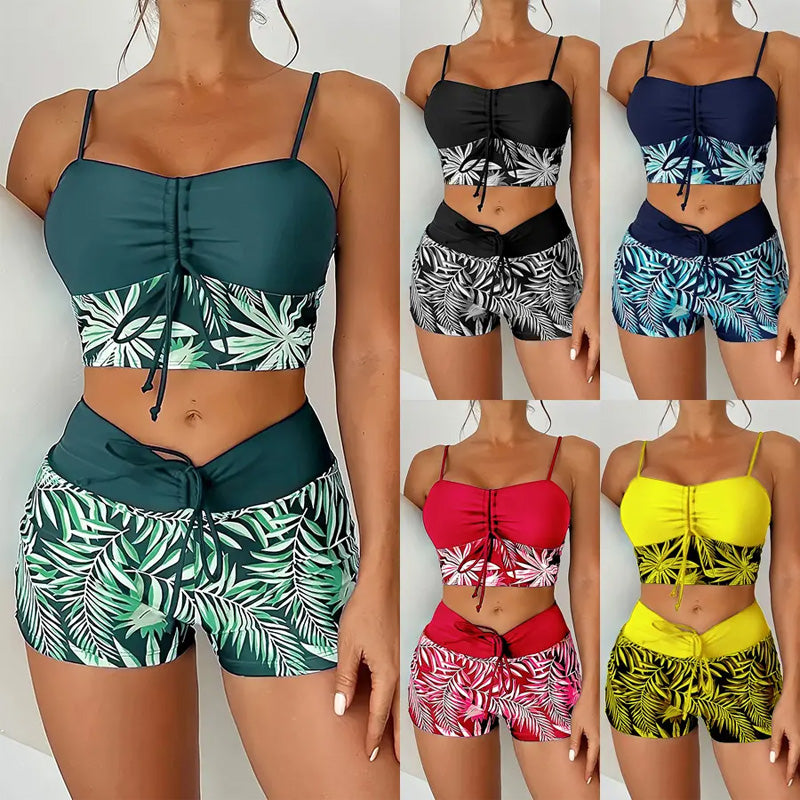 Taline™ - Maillot De Bain Deux Pièces Imprimé Femme
