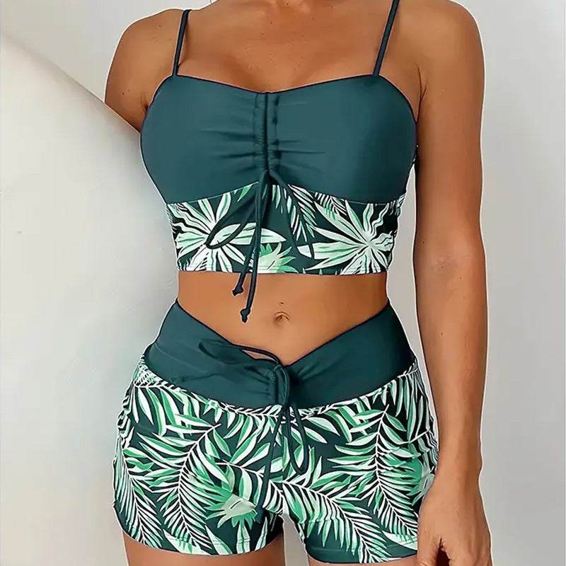 Taline™ - Maillot De Bain Deux Pièces Imprimé Femme