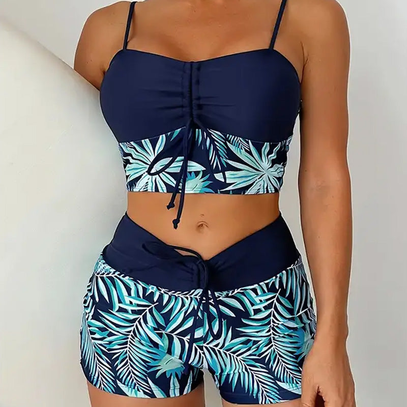 Taline™ - Maillot De Bain Deux Pièces Imprimé Femme