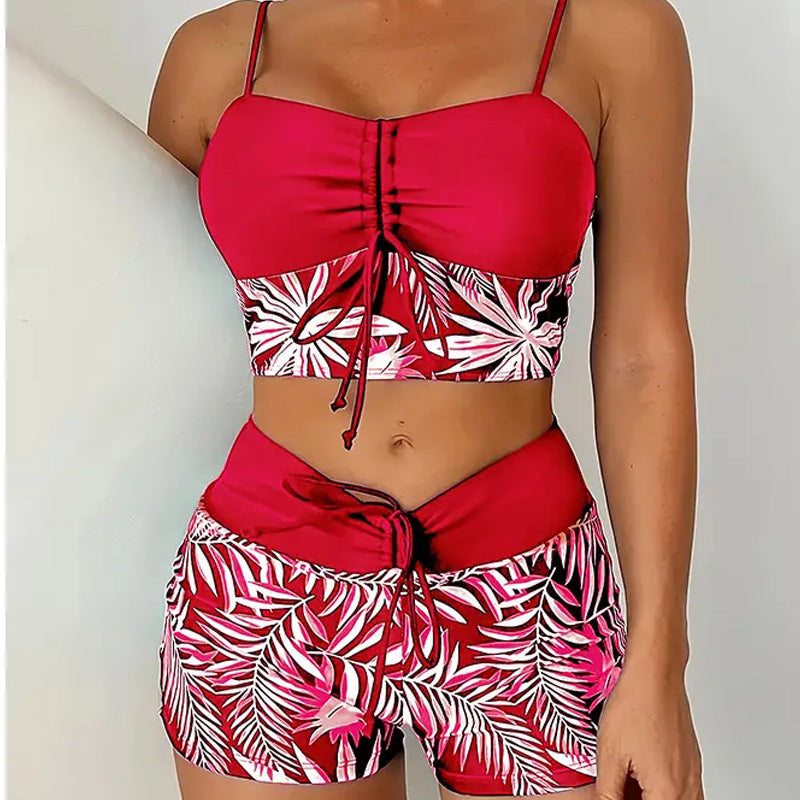 Taline™ - Maillot De Bain Deux Pièces Imprimé Femme