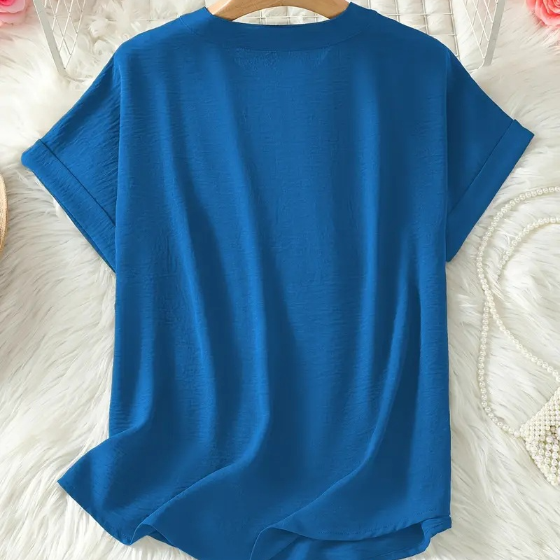 Sylmira™ - Blouse Ample Élégante à Col V