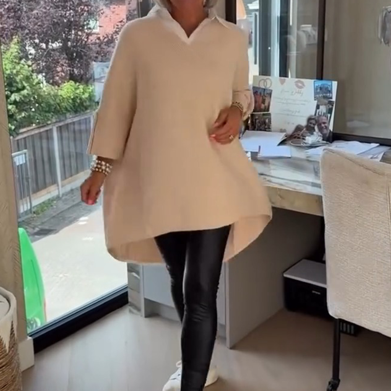 Rosavianne™ - Blouse Femme Chic à Col Chemise