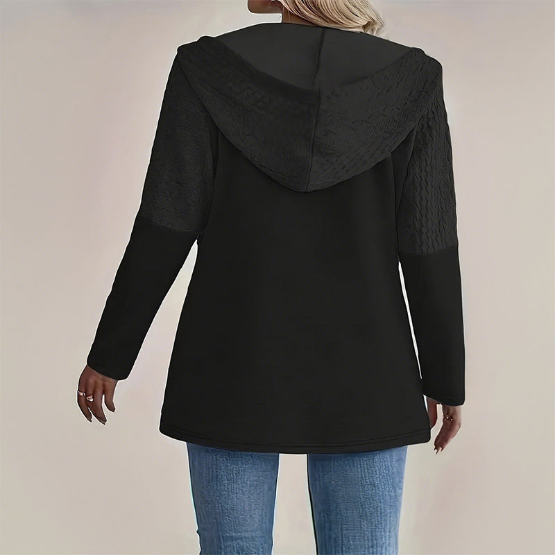 Melisandra™ - Veste Tendance pour Femme avec Capuche et Fermeture Éclair
