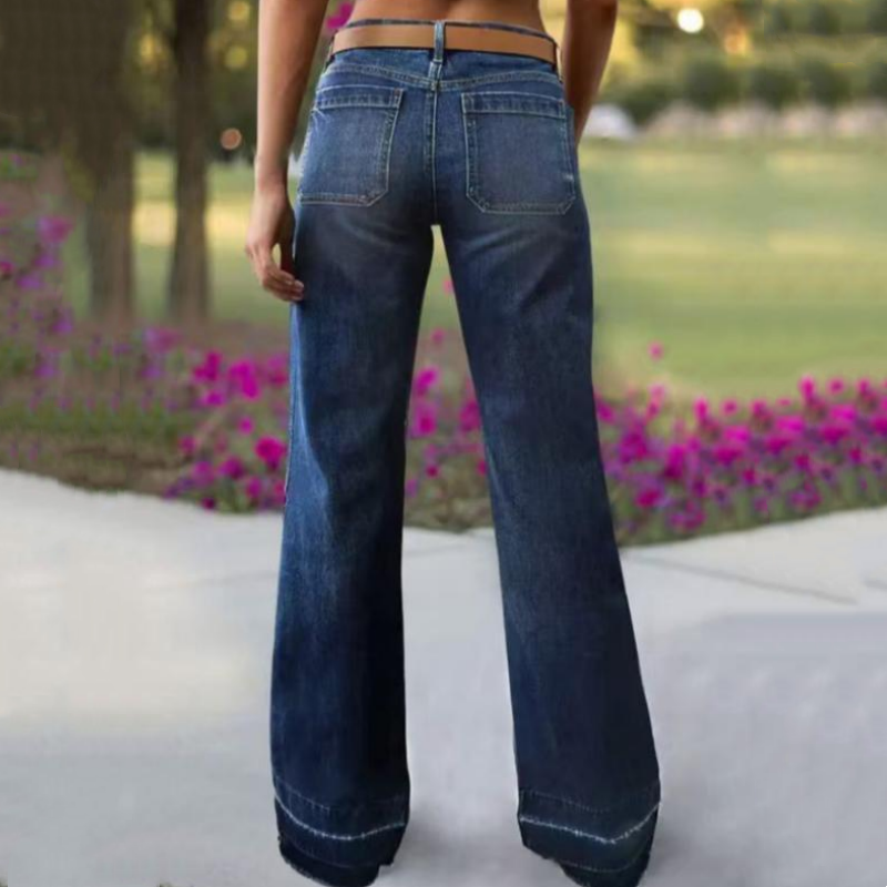 Aurevia™ -  Jean Large Style Vintage Femme