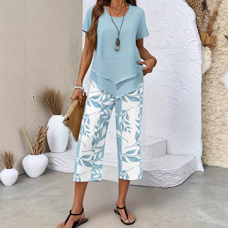 Myrizae™ - Ensemble Femme Deux Pièces Confort Léger Style Décontracté Été