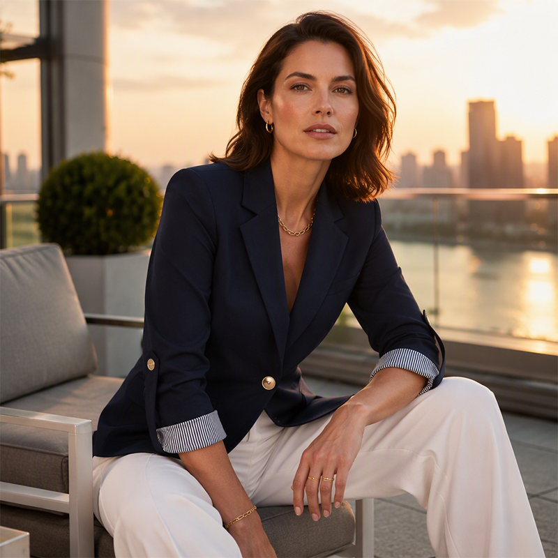 Gwendoline - Blazer léger femme élégant pour looks quotidiens