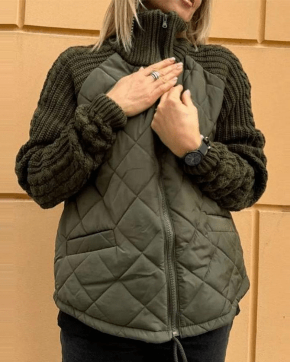 Bravina™ - Veste en Fleece Tricotée Décontractée
